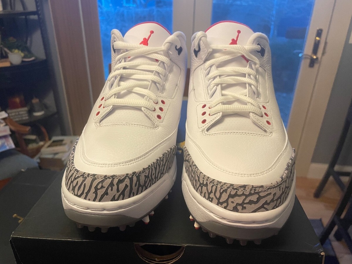 Nike メンズゴルフシューズ　Jordan 3 Retro Golf Nike AIr Jordan III Retro Golf Cement | eBay