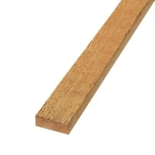 Outdoor Essentials Backer Rail 2"x 4"x 8' Fence Panel Rough Red Cedar (4-Pack)