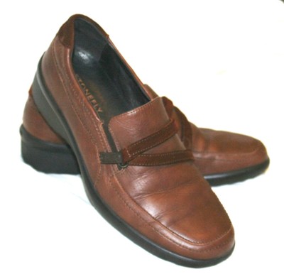 Stonefly Brown Leather Loafers Size Euro Size 36 Suede Detail