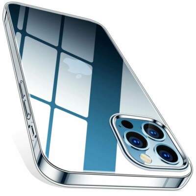 HOOMIL Case Schutzhülle, Transparent für Apple iPhone 12 & 12 Pro