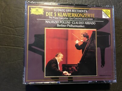 Ludwig Van Beethoven Piano Concerts by Maurizio Pollini and the Berlin Brand New