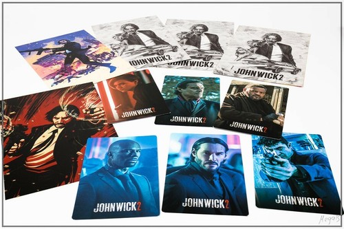 John Wick Chapter 2 Lenticular Slip STEELBOOK (Blu-ray, Korea) NovaMedia # 690 - Photo 10/10