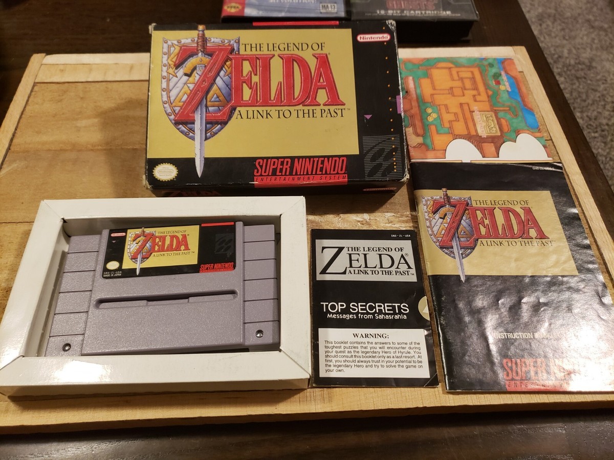 The Legend of Zelda: A Link to the Past SNES CIB Authentic w