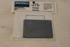 HO Scale Nu-Line Structures, Set of 2, 14' x 20' Cargo  Doors, #87-004 BNOS