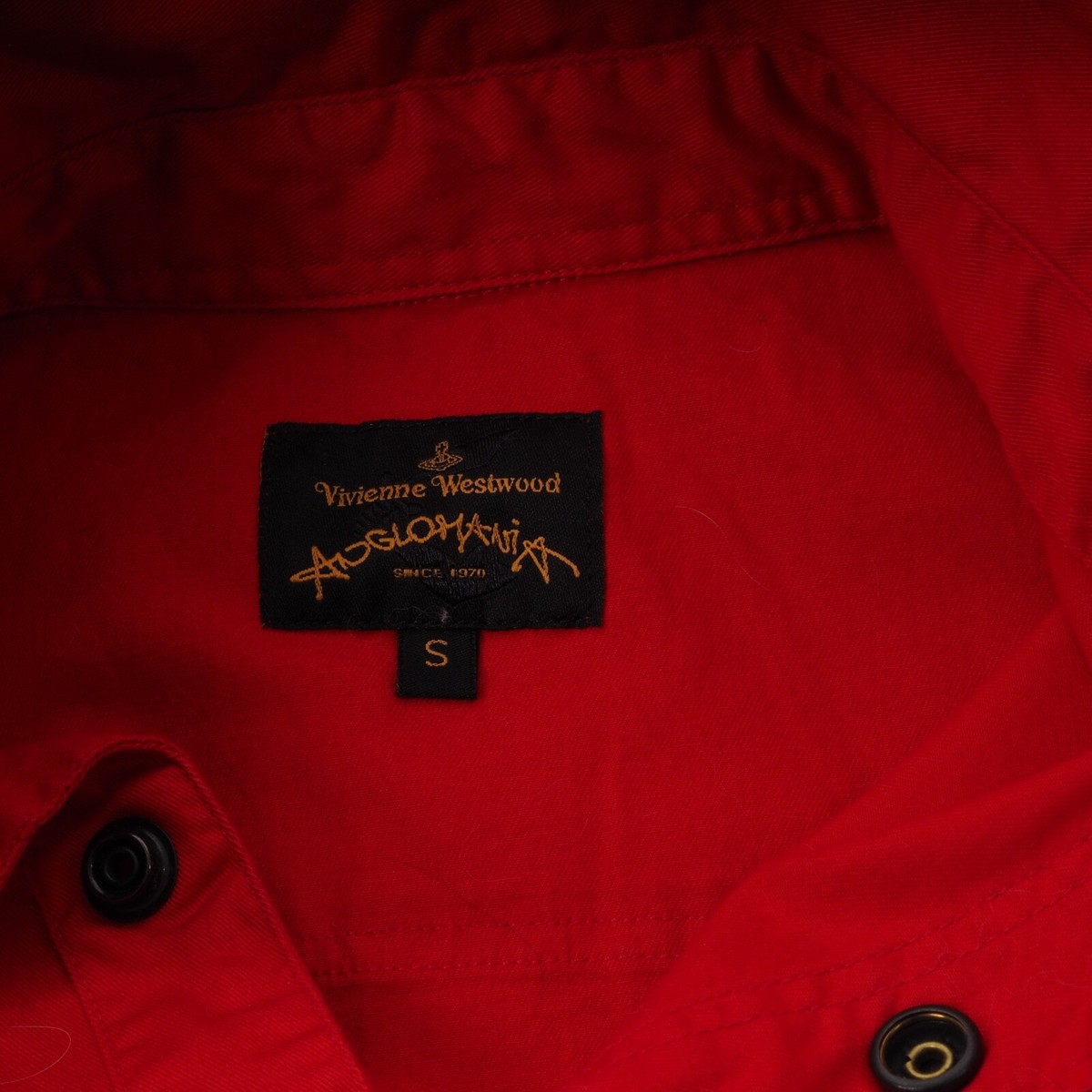 Vivienne Westwood Anglomania Men's Red Snap Logo Pocket