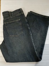 Vintage Lee Premium Select Relaxed Straight Leg jeans men s 38X 30 dark wash