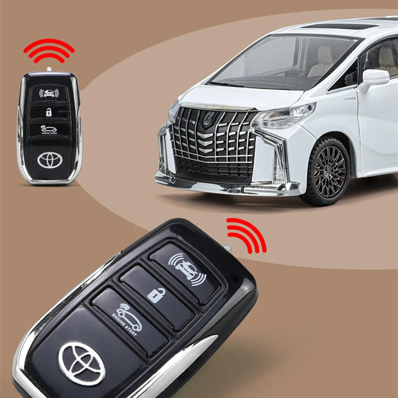 1:24 Key version Toyota Alphard MPV Diecast Model With Sound
