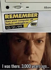 Humor Sticker Remember Y2K Computer Off Nostalgia 90s Meme Decal Aesthetic Retro