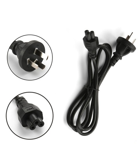 Power Cord Lead 3 Pin CLOVER AU Australia PLUG PC LCD LED Cable Prong Laptop 1.5 - Picture 1 of 5