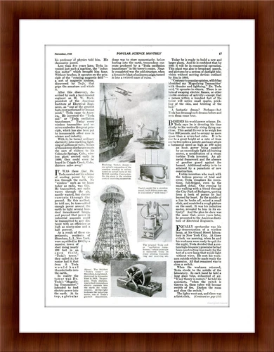 Nikola Tesla Blast of "Unknown Origin" Scraps Wardenclyffe Tower Photo Wall Art