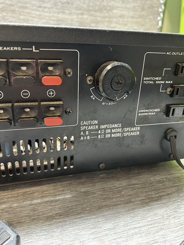Pioneer SA-608 Blue Line Integrated Stereo Amplifier - Powers On, Plays Sound - Picture 5 of 5