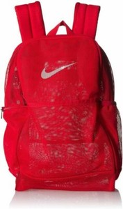 Nike Brasilia 26L Mesh Backpack - University Red (BA6050-657-Misc)