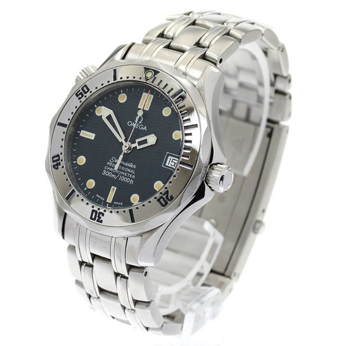 OMEGA Seamaster300 2552.80 Date Navy Dial Automatic Boy's Watch_874401 - Picture 2 of 6