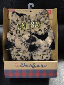 dearfoam cat nap slippers