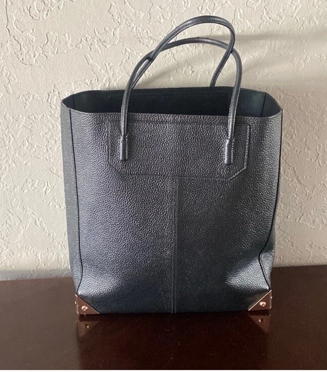 Alexander Wang Prisma Tote Bag Large Black Pebbled Leather Tote Bag no pouch - image 4 of 4