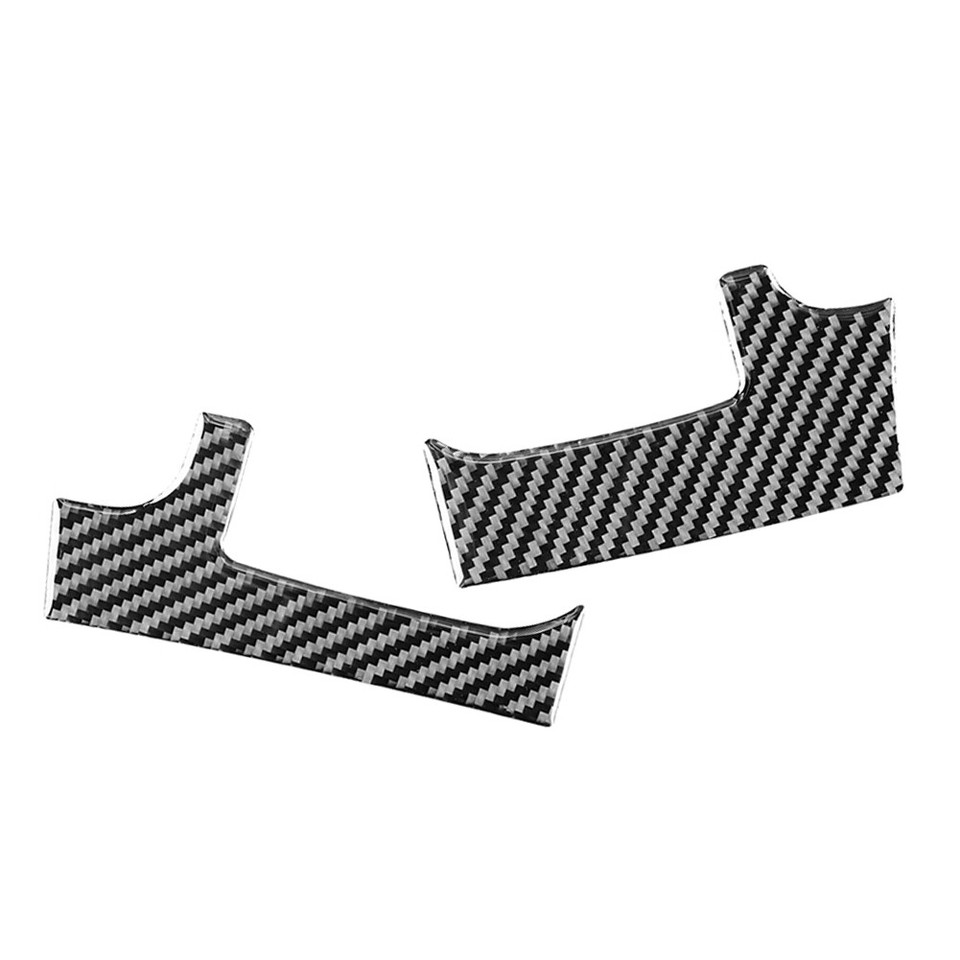 RHD Carbon Fiber Dashboard Air Outlet Cover Trim For Toyota Tundra 2014