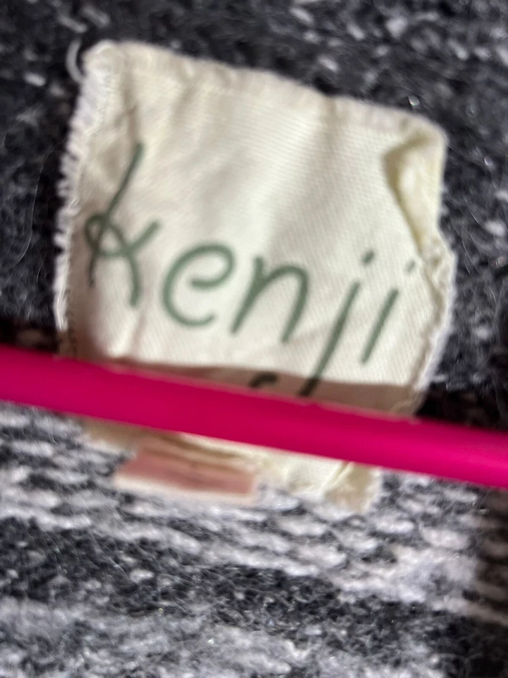 Cárdigan Suéter Chaleco Plumero Kenji Frente Abierto Mezcla Lana Alpaca Para Mujer Talla L Foto 3 de 4