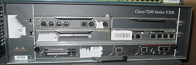 Cisco 7200 VXR Chassis + 2x pa-mc-8e1 + 73-1580-10 + 73-5003-04 + 24mb & 48mb