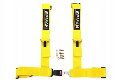 racing for seat belts sport 4-points 3'' epman yellow M-5128