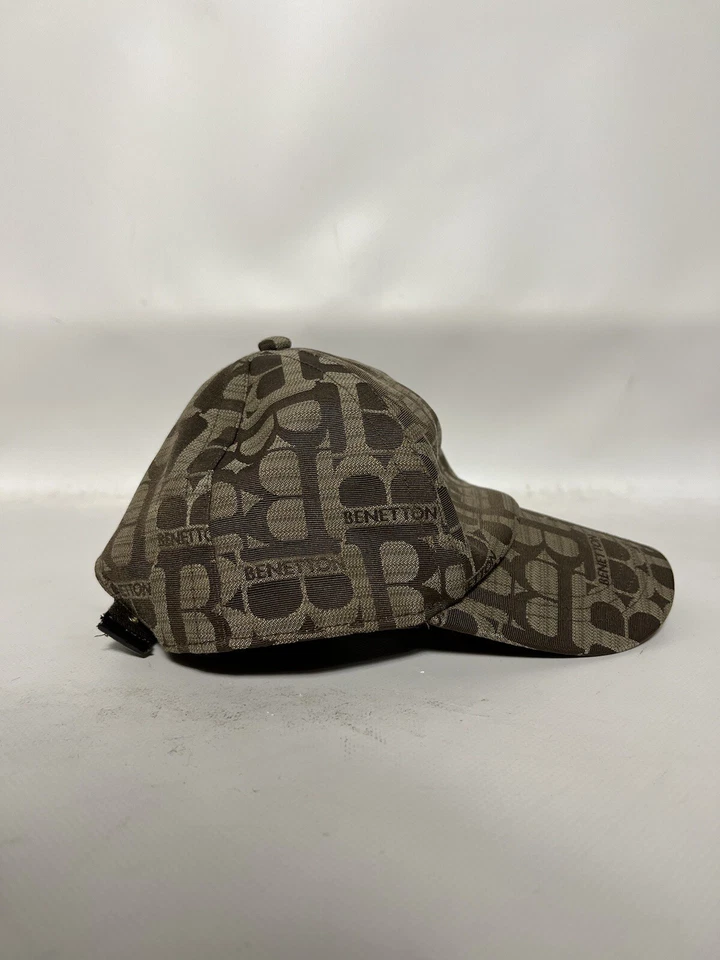 Gorra mujer United Colors Of Benetton monograma marrón talla 56 Foto 4 de 4