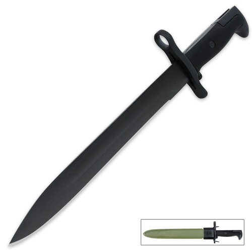 M1 Garand Bayonet Historical Replica | Stainless Steel | 15" Overall - Picture 2 of 3