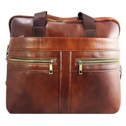 Notebooktasche Laptoptasche Cognac Braun Umhängetasche für ASUS Chromebook - Bild 3 von 5