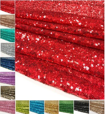 PAILLETTENSTOFF 3 MM MINI GLITZERND GLÄNZEND HOCHZEITSKLEID BLING GLITZER TUCH MATERIAL