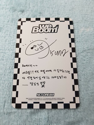 NCT DREAM 3th Mini Album We Boom Jisung Type-B Photo Card Official