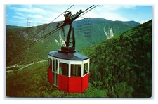 Postcard Close-up of Tram Car, NH Aerial Tramway 1967 E20