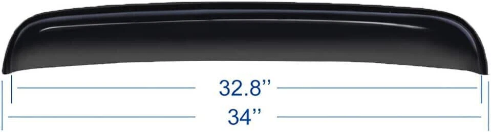 34"Universal Sun Roof Wind Deflector 1pcs Auto Moon Sunroof Window Visor Foto 2 de 4