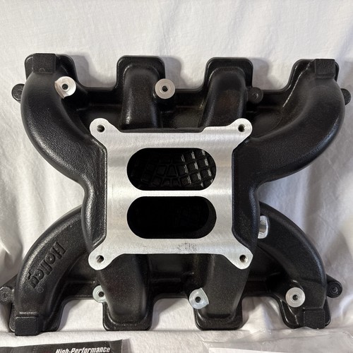 Holley LS Mid-Rise Carbureted Intake Manifold 300-129BK - Foto 2 di 5