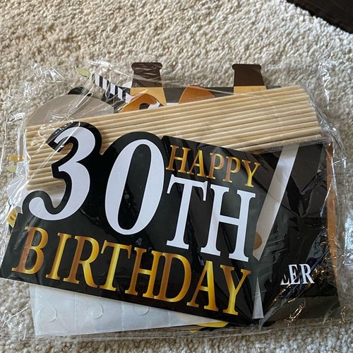 Decoration Birthday Photo Props Anniversary Decor Supplies Birthday Party Decor - Picture 4 of 10