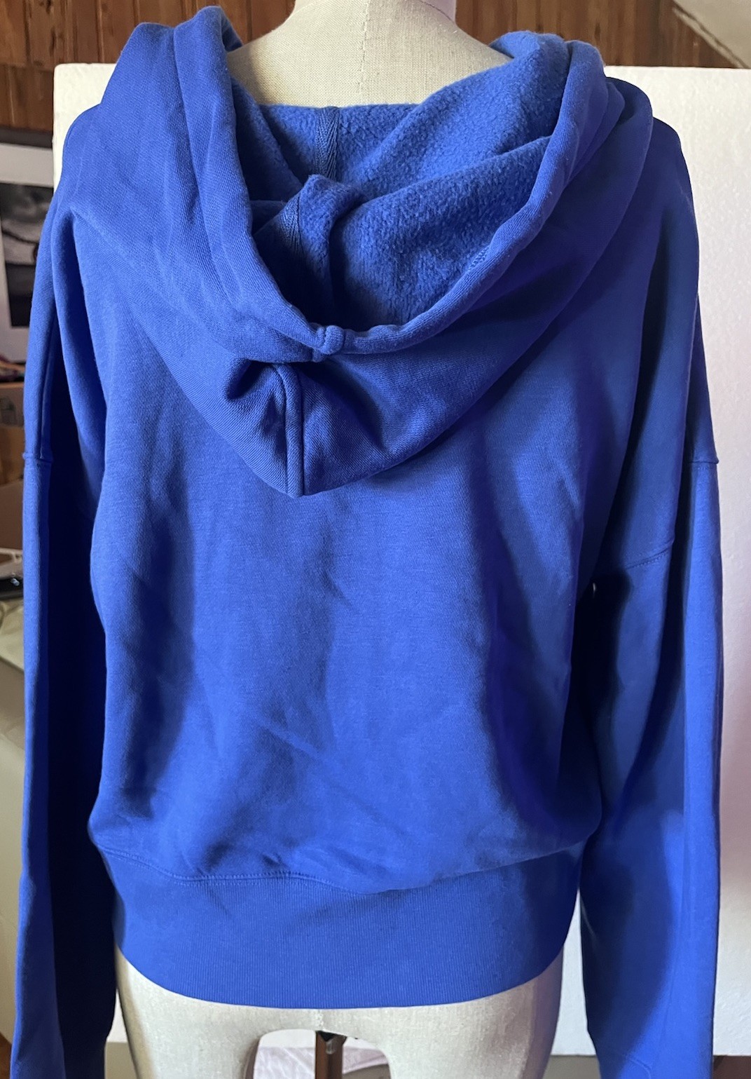 Universal Threads Blue Zipper Front Jacket Hoodie… - image 6