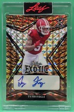 2022 Leaf Exotic Ty Fryfogle Rookie Autograph 8/8