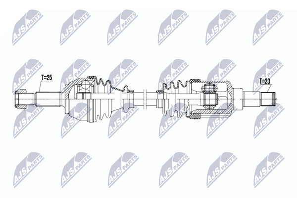 NTY Antriebswelle NPW-FR-197 FüR Ford-image