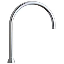Chicago Faucet Gn8afcjkabcp Spout Assembly, Gooseneck, 8 In Spout