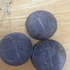 1944 Liberty Walking Half Dollar Silver 50C Circulated (Set of 3)