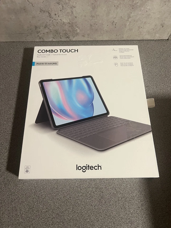 Logitech Combo Touch Keyboard Funda Apple iPad Air 13" M2 y M3 iPad - Imagen 2 de 4