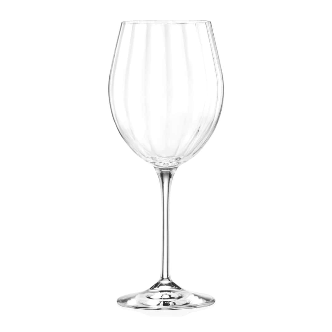 Set 6 Glasses Wine Optiq 65 cl in Eco Crystal Luxion - RCR Italiana - Cocktail
