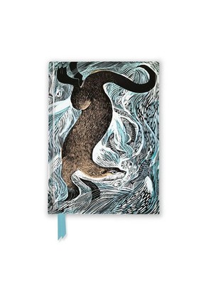 Angela Harding: Fishing Otter (Foiled Pocket Journal) | Flame Tree Publishing