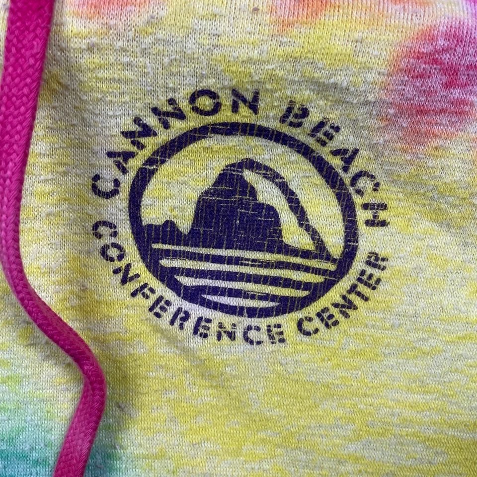 Moletom com capuz MV Sport Tie Dye canhão praia centro de conferências gráfico GG - Imagem 4 de 4