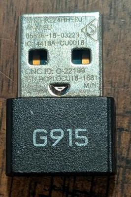 Logitech G915 2.4 GHz Wireless Receiver - Dongle