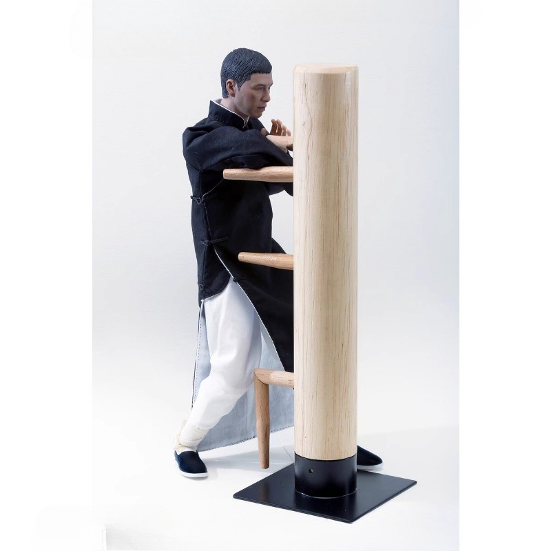 Wing Chun Wooden Dummy Kung Fu Stake Ip Man Handmade Model 28cm Decoration Mini