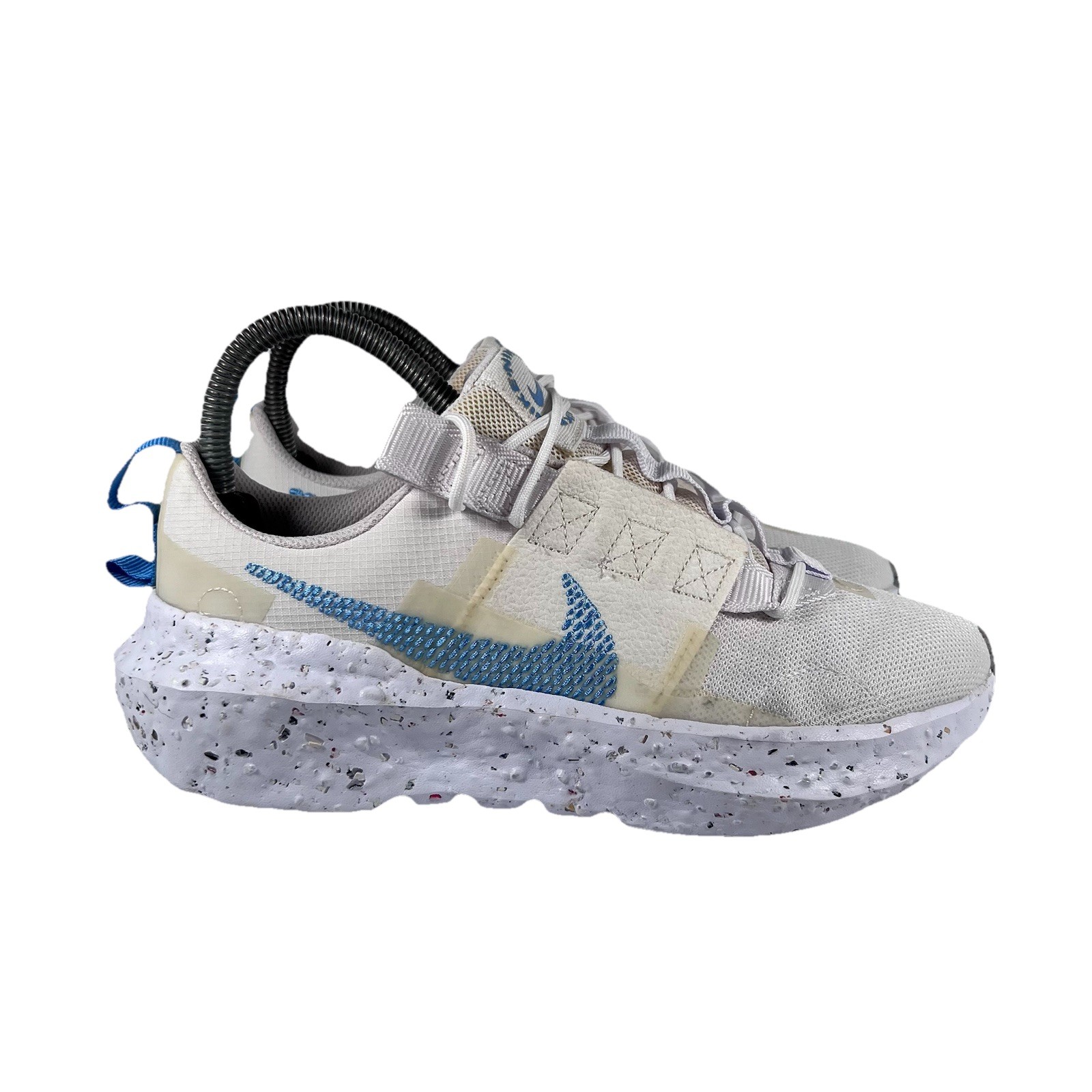 Nike Crater Impact 'White University Blue' Athletic Shoes Sneakers Women's 7