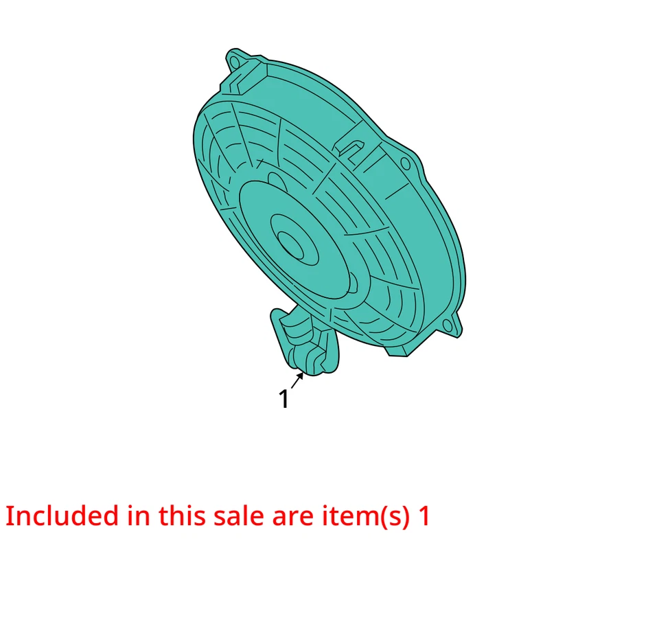 Radiator Fan Motor Fan Assembly Driver Left Front Fits 04-05 AUDI S4 5216046 Foto 3 de 4