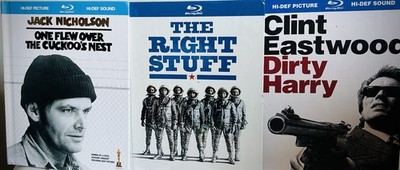 WB Blu-ray Digibook Set     The Right Stuff  Dirty Harry   Cuckoo s Nest