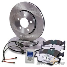 ATEC BREMSSCHEIBEN BELÜ Ø302+BREMSBELÄGE MIT VWK VORN FÜR BMW 5-ER E34 520-535