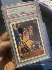 1996-97 Topps Kobe Bryant Rookie #138 Lakers PSA 9 Mint Basketball NBA