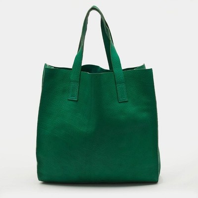 Vertikale Ledertasche Marni grün