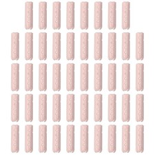 48Pcs 23mm Open Mouth Shoelace Tips Caps, Peach Pink